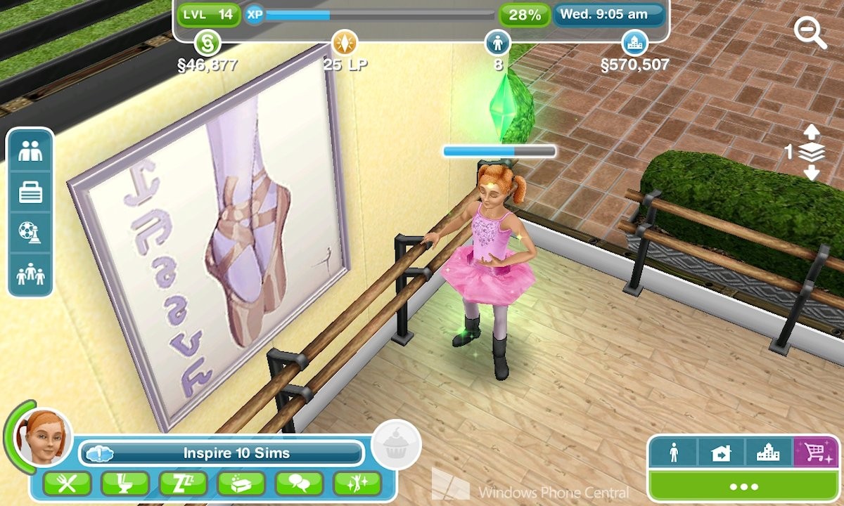 How to get money on the sims free play